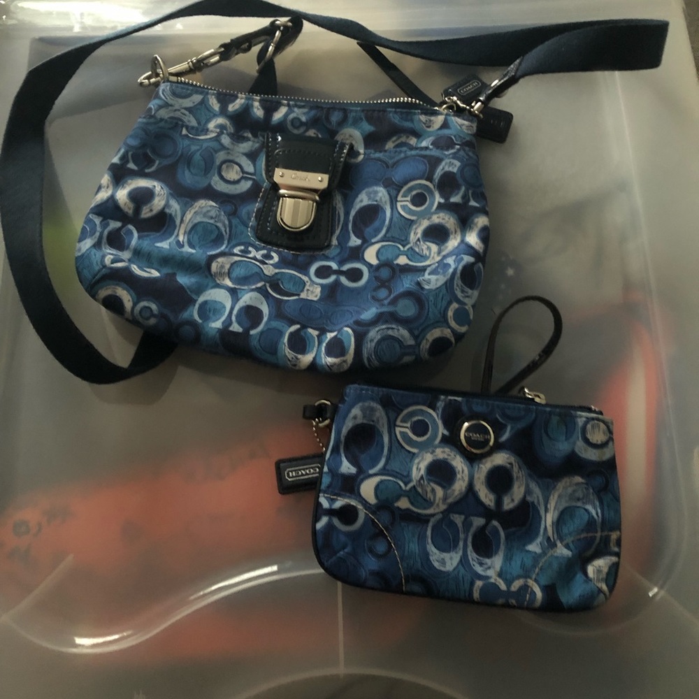 Real coach purse & wallet